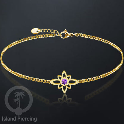 Gelang stainless steel dengan berbagai desain dan hiasan epoksi. Warna gold.