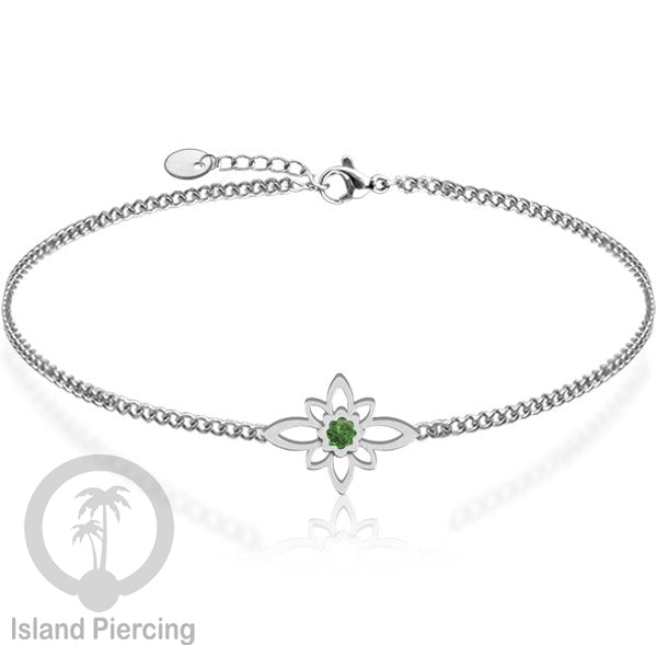 Gelang stainless steel dengan berbagai desain dan hiasan epoksi. Warna silver.