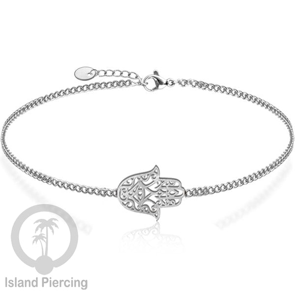 Gelang Tangan buatan Stainless Steel banyak pilihan motif. Cocok untuk Anak dan Dewasa, warna silver.
