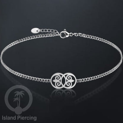 Gelang Tangan buatan Stainless Steel banyak pilihan motif. warna silver.