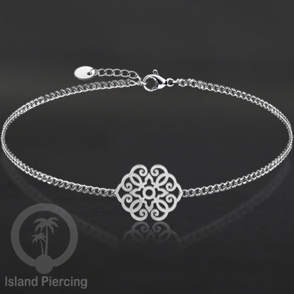 Gelang Tangan buatan Stainless Steel banyak pilihan motif. warna silver.