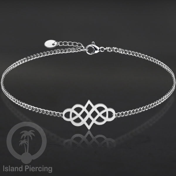 Gelang Tangan buatan Stainless Steel banyak pilihan motif. warna silver.
