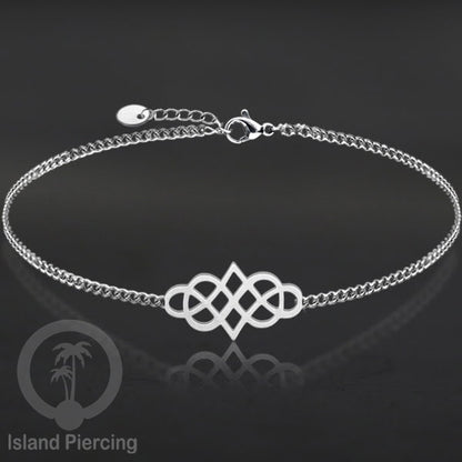 Gelang Tangan buatan Stainless Steel banyak pilihan motif. warna silver.