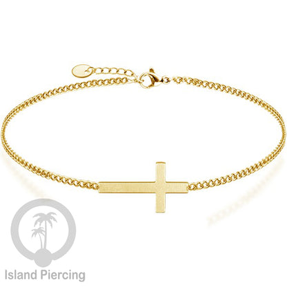 Gelang Tangan buatan Stainless Steel banyak pilihan motif. warna gold.