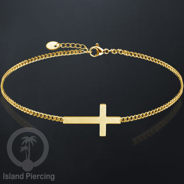 Gelang Tangan buatan Stainless Steel banyak pilihan motif. warna gold.