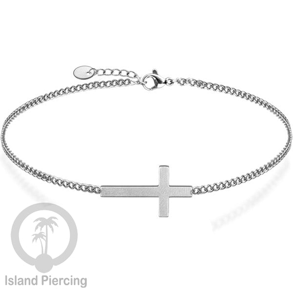 Gelang Tangan buatan Stainless Steel banyak pilihan motif. warna silver.