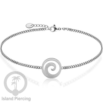 Gelang Tangan buatan Stainless Steel banyak pilihan motif. warna silver.