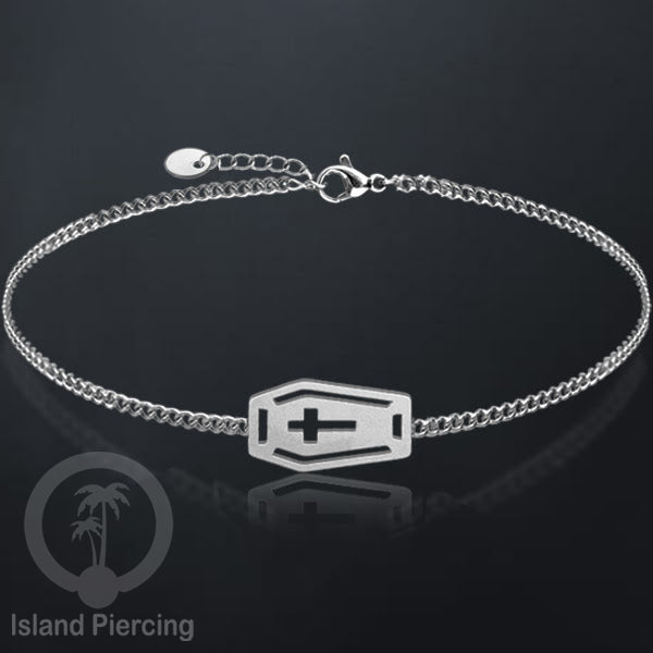 Gelang Tangan buatan Stainless Steel banyak pilihan motif. warna silver.