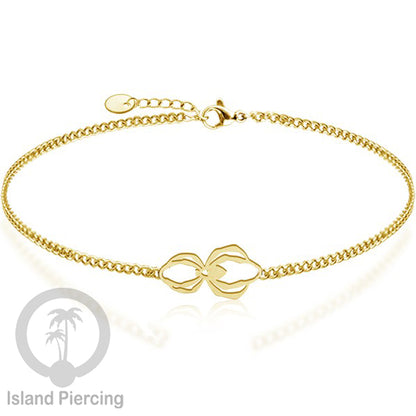 Gelang stainless steel, gelang laba-laba, gelang papan selancar, gelang ular, gelang mandala, warna gold.