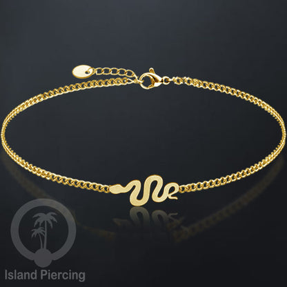 Gelang stainless steel, gelang laba-laba, gelang papan selancar, gelang ular, gelang mandala, warna gold.