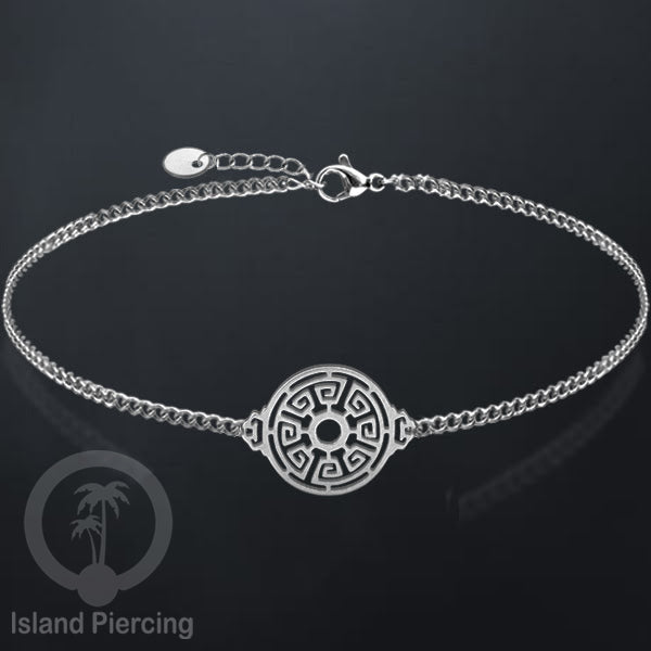 Gelang stainless steel, gelang laba-laba, gelang papan selancar, gelang ular, gelang mandala, warna silver.
