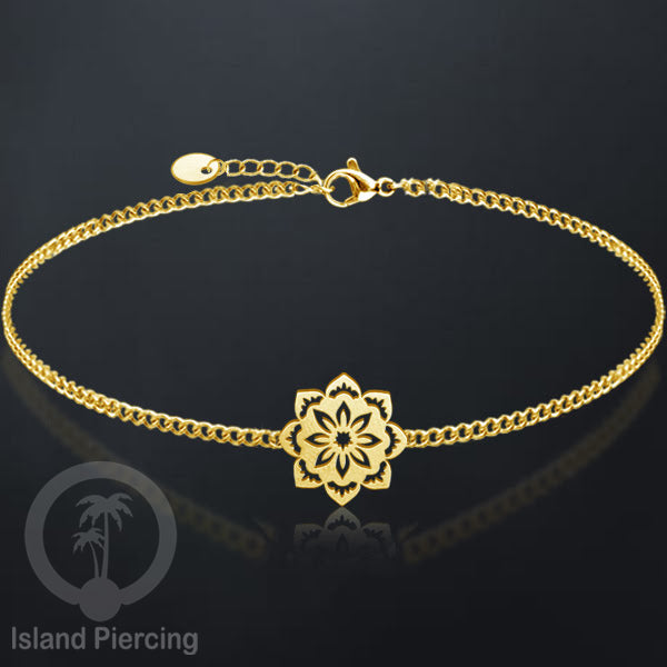 Gelang stainless steel, peace sign gelang, flower of life gelang, bat gelang, surf gelang, warna gołd.