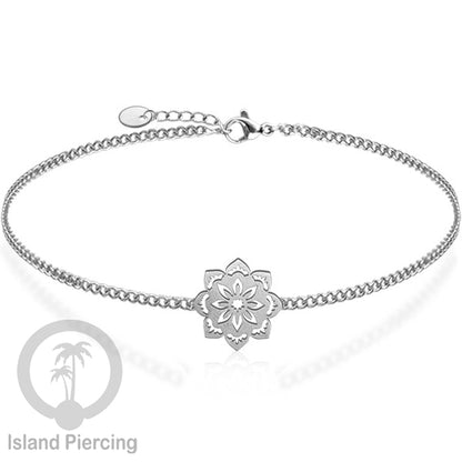 Gelang stainless steel, peace sign gelang, flower of life gelang, bat gelang, surf gelang, warna silver