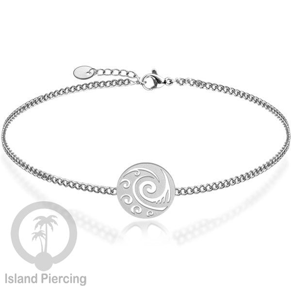 Gelang stainless steel, peace sign gelang, flower of life gelang, bat gelang, surf gelang, warna silver