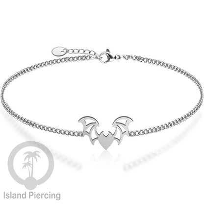 Gelang stainless steel, peace sign gelang, flower of life gelang, bat gelang, surf gelang, warna silver