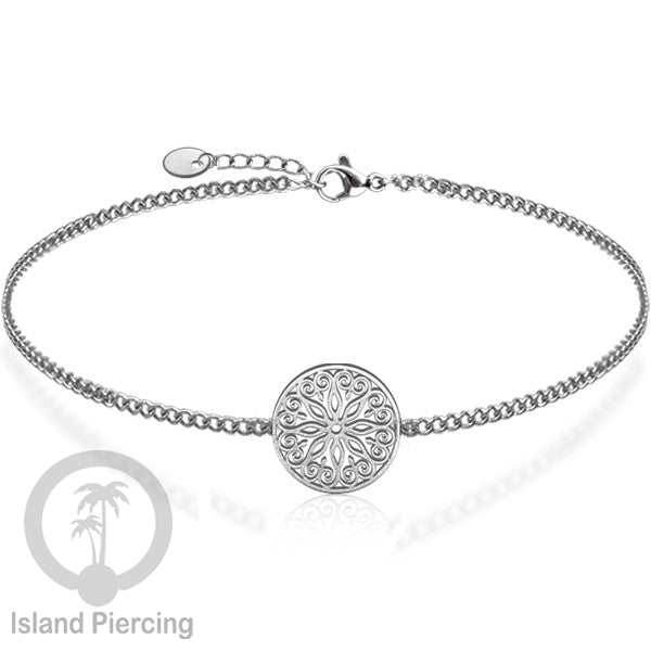 Gelang stainless steel, mandala gelang, pentagram gelang, mushroom gelang, warna gold atau silver.