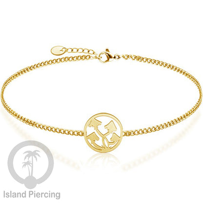 Gelang stainless steel, mandala gelang, pentagram gelang, mushroom gelang, warna gold atau silver.