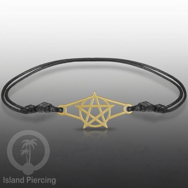 Gelang Tangan buatan baja Stainless Steel warna gold banyak pilihan motif. Cocok untuk Anak dan Dewasa