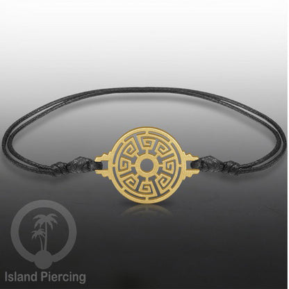 Gelang Tangan dari baja Stainless warna gold dengan pilihan desain yang cocok untuk semua umur