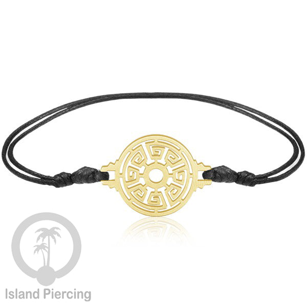 Gelang Tangan dari baja Stainless warna gold dengan pilihan desain yang cocok untuk semua umur