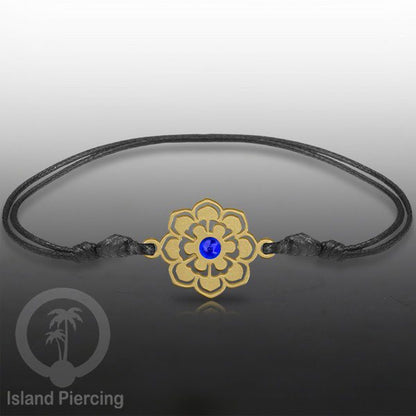 Gelang Tangan Stainless Steel desain Geometric dan Bunga warna gold isi warna Epoxy