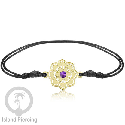 Gelang Tangan Stainless Steel desain Geometric dan Bunga warna gold isi warna Epoxy