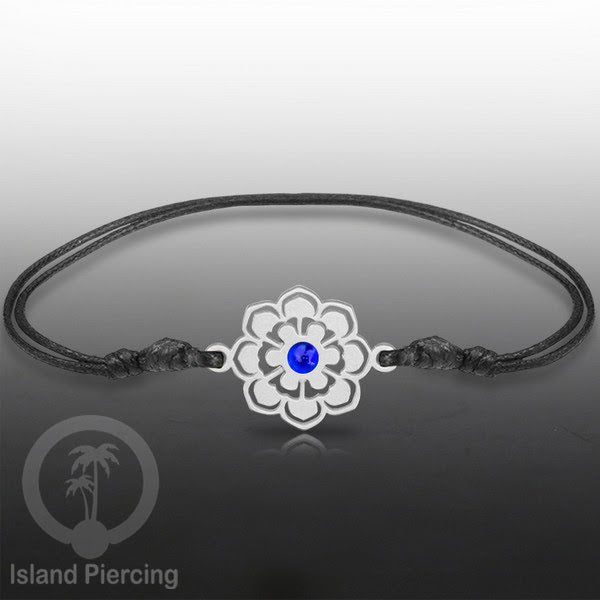 Gelang Tangan Stainless Steel desain Geometric dan Bunga warna silver isi warna Epoxy