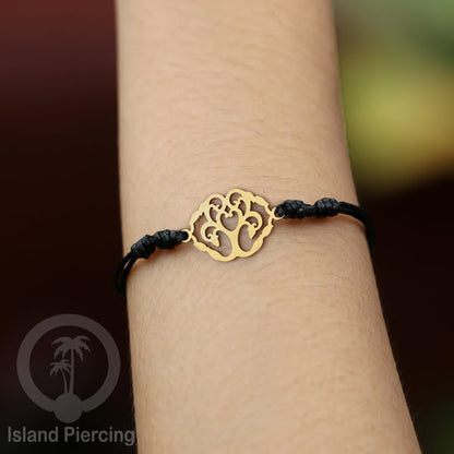 Gelang Tangan unik dari Stainless Steel warna gold tersedia pilihan desain yang istemewa