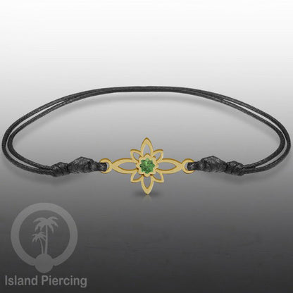 Gelang Tangan Stainless Steel motif Mandala dan Bunga warna gold dekorasi dengan Epoxy