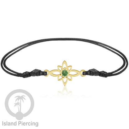Gelang Tangan Stainless Steel motif Mandala dan Bunga warna gold dekorasi dengan Epoxy
