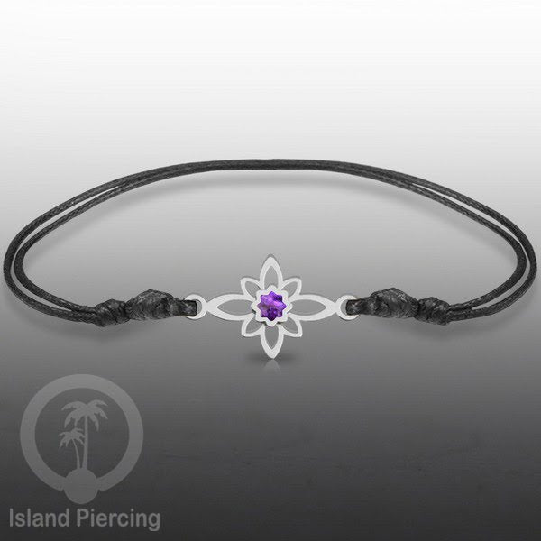 Gelang Tangan Stainless Steel motif Mandala dan Bunga warna silver dekorasi dengan Epoxy