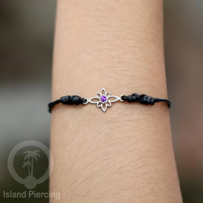 Gelang Tangan Stainless Steel motif Mandala dan Bunga warna silver dekorasi dengan Epoxy
