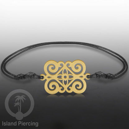 Gelang Tangan unik dari Stainless Steel warna gold tersedia pilihan desain yang istemewa