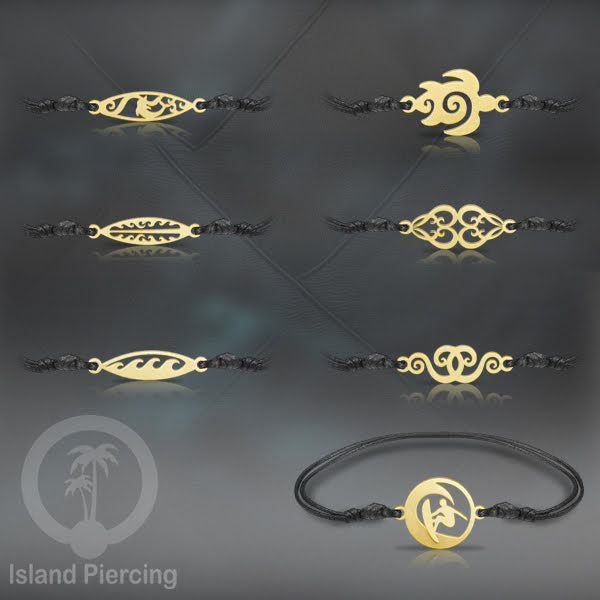 Gelang Tangan dari baja Stainless warna gold dengan pilihan desain yang cocok untuk semua umur