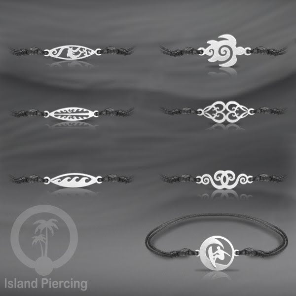 Gelang Tangan dari baja Stainless warna silver dengan pilihan desain yang cocok untuk semua umur