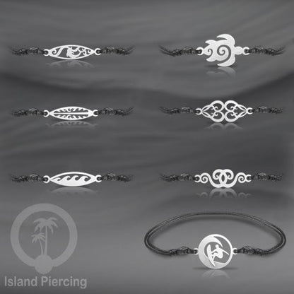 Gelang Tangan dari baja Stainless warna silver dengan pilihan desain yang cocok untuk semua umur