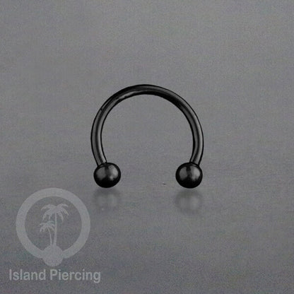 Circular Barbell model yang polos warna silver dan hitam pilihan 3 model