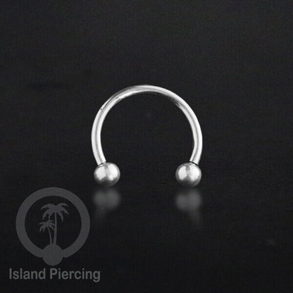 Circular Barbell model yang polos warna silver dan hitam pilihan 3 model