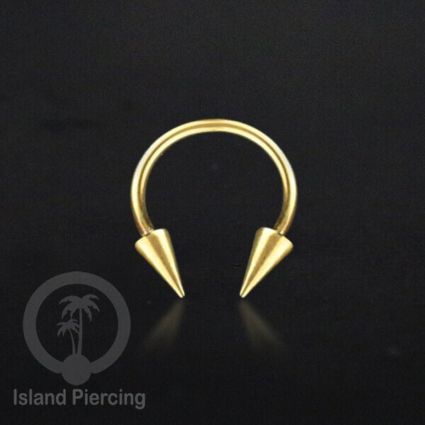 Circular Barbell Piercing Jewelry yang popular warna gold dan rose gold pilihan 3 model