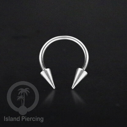 Circular Barbell model yang polos warna silver dan hitam pilihan 3 model