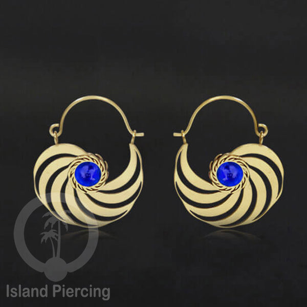 Anting stainless steel warna gold dengan epoxy banyak pilihan warna