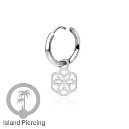 Anting Hoop Stainless Steel dengan Hiasan Perhiasan banyak pilihan model menarik warna gold