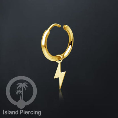 Anting Hoop Stainless Steel dengan Hiasan Perhiasan banyak pilihan model menarik warna gold