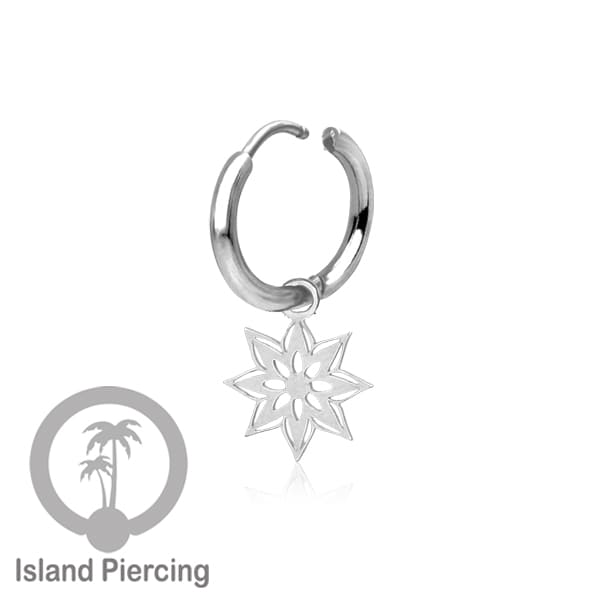 Anting Hoop Stainless Steel dengan Hiasan Perhiasan banyak pilihan model menarik warna silver