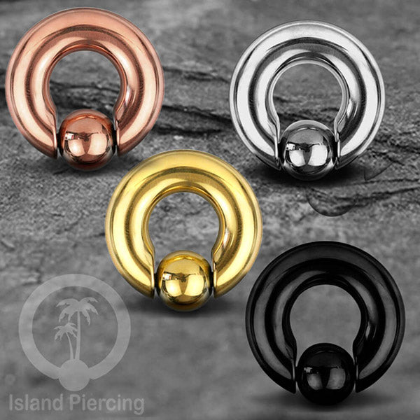 Anting BCR Piercing Stainless ukuran medium sampai besar, banyak pilihan warna