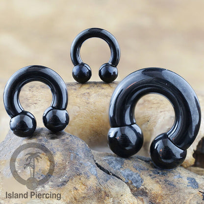 Anting Circular Barbell Piercing Stainless ukuran medium sampai besar