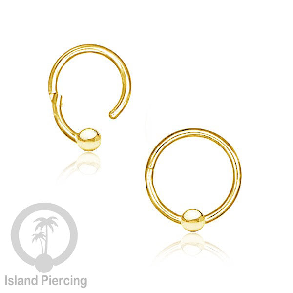 Hinged Segment ring polos yang terbuat untuk di pakai dalam mulut bawah bibir atas.