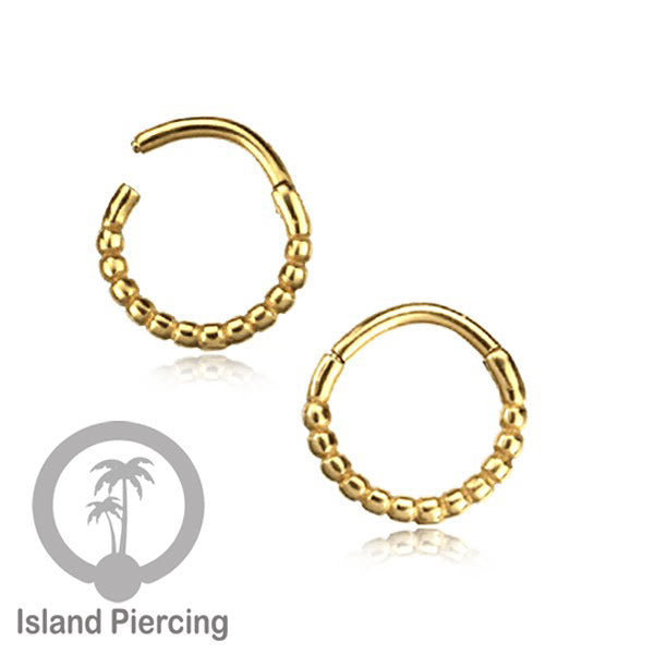 Anting Stainless Septum Nose Piercing warna Rose Gold, Silver, Gold