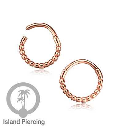 Anting Stainless Septum Nose Piercing warna Rose Gold, Silver, Gold