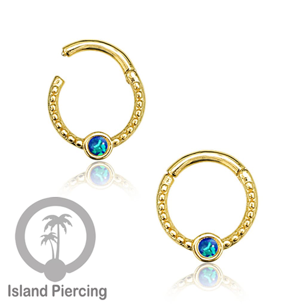 Hinged Segment Ring Piercing Tragus Anting Labret